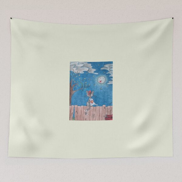 Item preview, Sometimes even the moon is laughing designed and sold by MissLongtail.