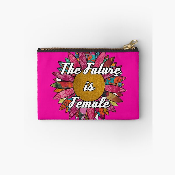 Item preview, The Future is Female Retro Fabric Collage  designed and sold by artbyomega.