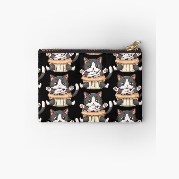 Item preview, Cupcat, Cute Cat In Cupcake, Toe Bean Lover, Black and White Cat, Muffin Cat designed and sold by DearSunny.