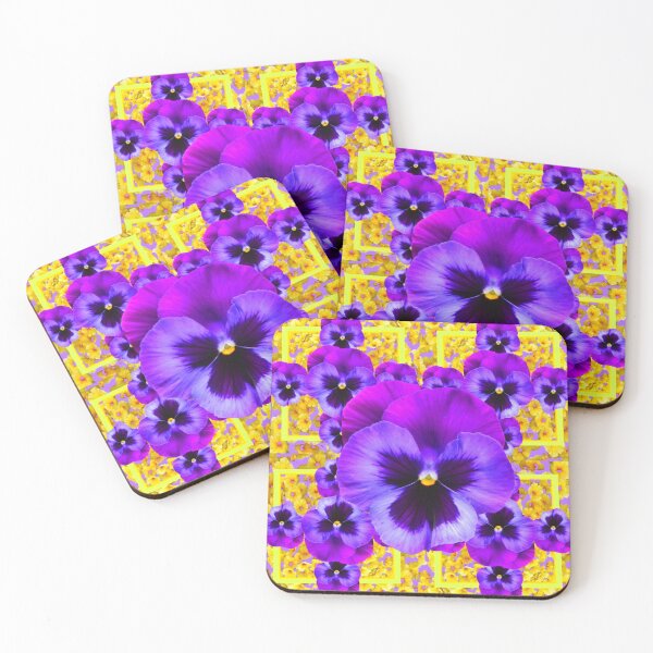 Item preview, PURPLE PANSY GARDEN PATTERN designed and sold by sharlesart.