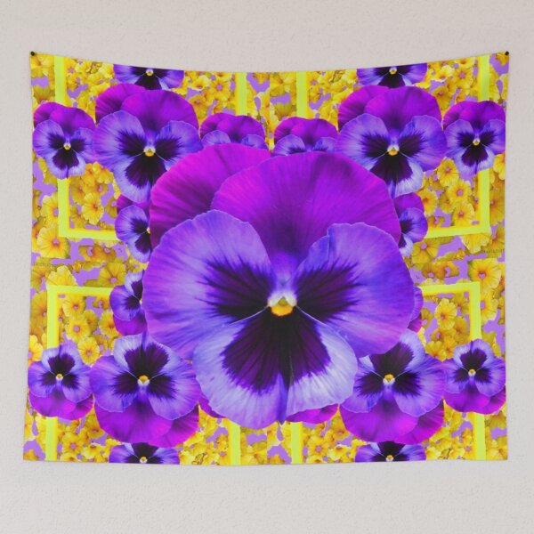 Item preview, PURPLE PANSY GARDEN PATTERN designed and sold by sharlesart.