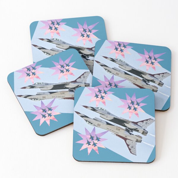Item preview, US Air Force Thunderbirds flying F-16 Fighting Falcons designed and sold by rocklegends99.