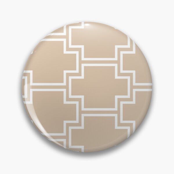 Artikelvorschau, Brown and White Tessellation Line Pattern 2 Pairs DE 2022 Trending Color Cliff's View DEC720 entworfen und verkauft von ColorOfTheYears.