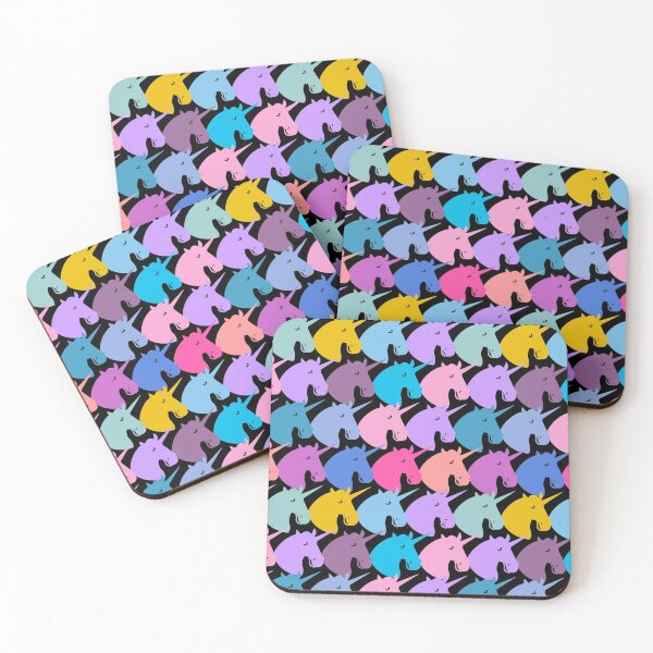 Item preview, Girly and vibrant Unicorn Patterns designed and sold by Alafina2019.