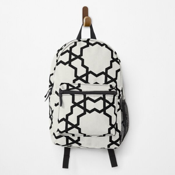 Item preview, Black and Chiffon Overlapping Shape Tile Pattern Pairs DE 2022 Trending Color Almond Milk DEHW01 designed and sold by ColorOfTheYears.