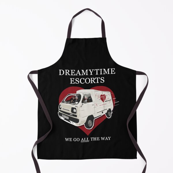 Item preview, Dreamytime Escorts Van - WE GO ALL THE WAY (white text) - Mr Jolly Lives Next Door Inspired designed and sold by RetroTeeStudio.