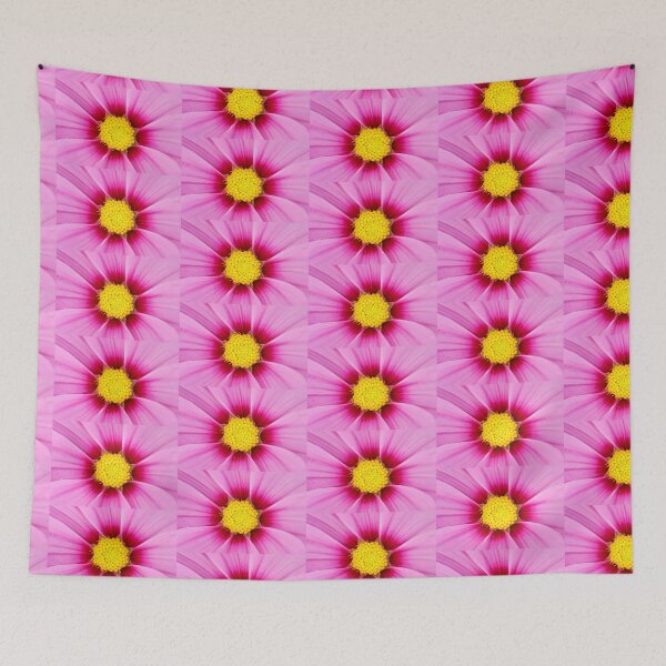 Item preview, Closeup of pink flower with yellow stamens designed and sold by Lukasz Szczepanski.