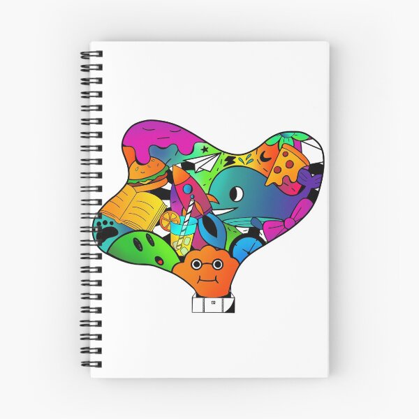 Item preview, Colorful doodles designed and sold by WinterJasmin.