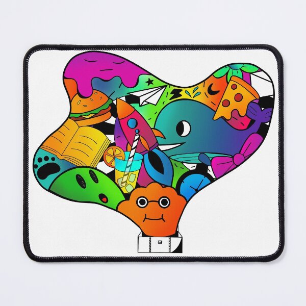 Item preview, Colorful doodles designed and sold by WinterJasmin.