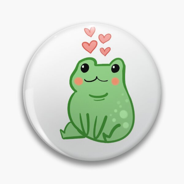 Item preview, Happy frog with hearts ♥️  designed and sold by Irispetals.