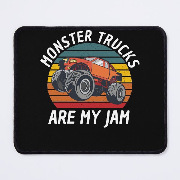 Item preview, Monster Trucks Are My Jam Big Wheels designed and sold by Club7Studios.