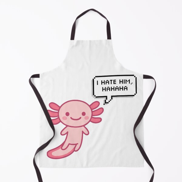 Item preview, i hate him, hahahaha -Axolotl funny memes - Pink chibi kawai Axolotl designed and sold by Zeeprint ★★★★★.