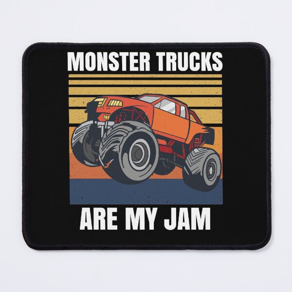 Item preview, Monster Trucks Are My Jam Big Wheels designed and sold by Club7Studios.