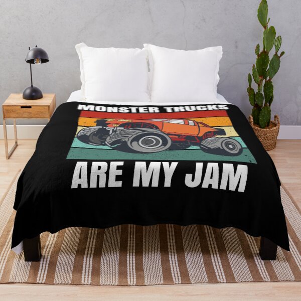 Item preview, Monster Trucks Are My Jam Big Wheels designed and sold by Club7Studios.