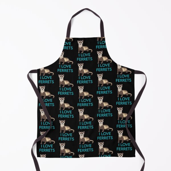 Item preview, I Love Ferrets for Ferret Lovers, Blue designed and sold by Mochi-Merch.