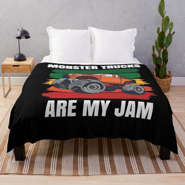 Item preview, Monster Trucks Are My Jam Big Wheels designed and sold by Club7Studios.