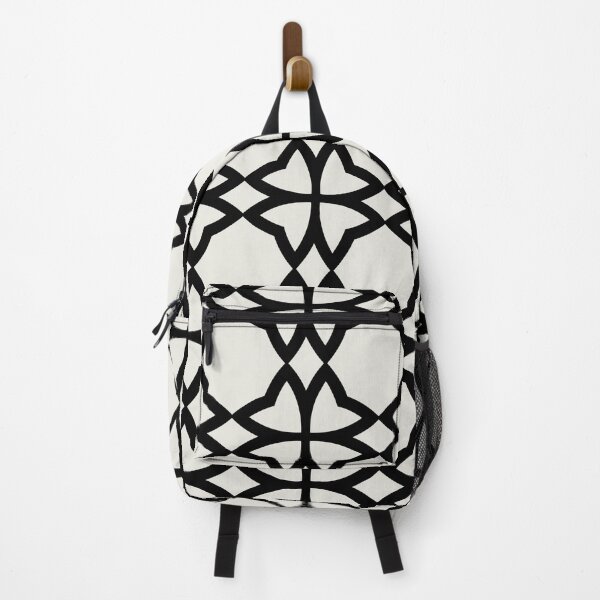 Artikelvorschau, Black and Chiffon Symmetrical Flower Pattern Pairs DE 2022 Trending Color Almond Milk DEHW01 entworfen und verkauft von ColorOfTheYears.