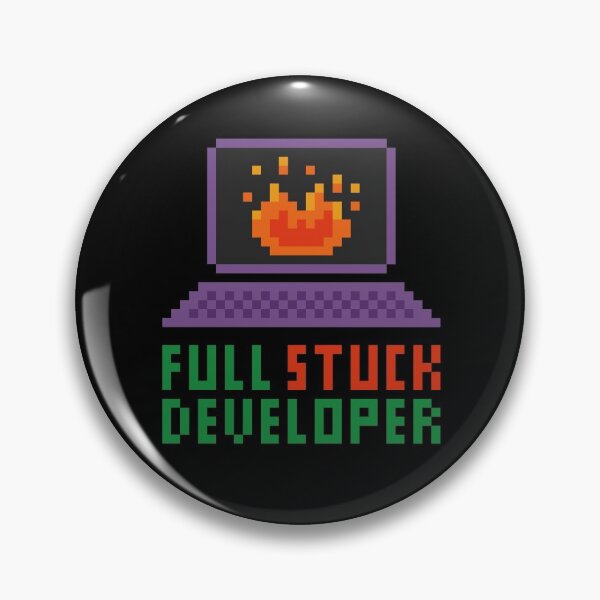 Item preview, Full Stuck Developer - Software Engineering designed and sold by Deadlypixel.