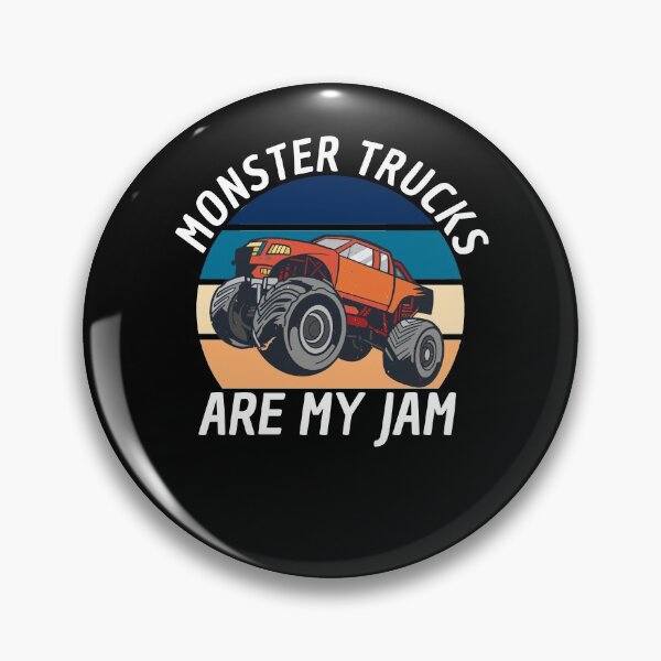 Item preview, Monster Trucks Are My Jam Big Wheels designed and sold by Club7Studios.