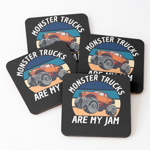 Item preview, Monster Trucks Are My Jam Big Wheels designed and sold by Club7Studios.