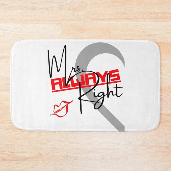 Item preview, Mrs. always right funny valentine 2022 gift for her designed and sold by reka88.