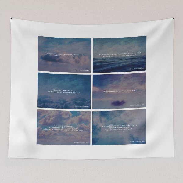 Item preview, Cloud Atlas Quotes Collage designed and sold by AtlasOfStories.