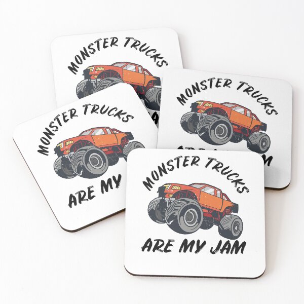 Item preview, Monster Trucks Are My Jam Big Wheels designed and sold by Club7Studios.