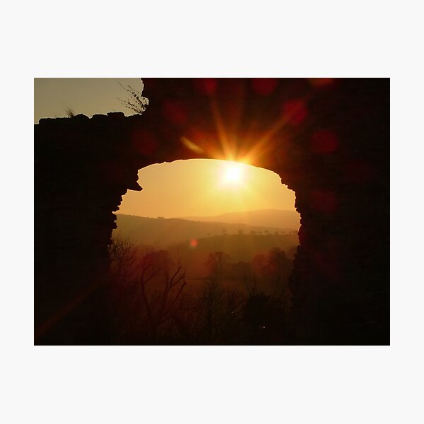 Item preview, Denbigh Castle at Sunset designed and sold by AnnDixon.
