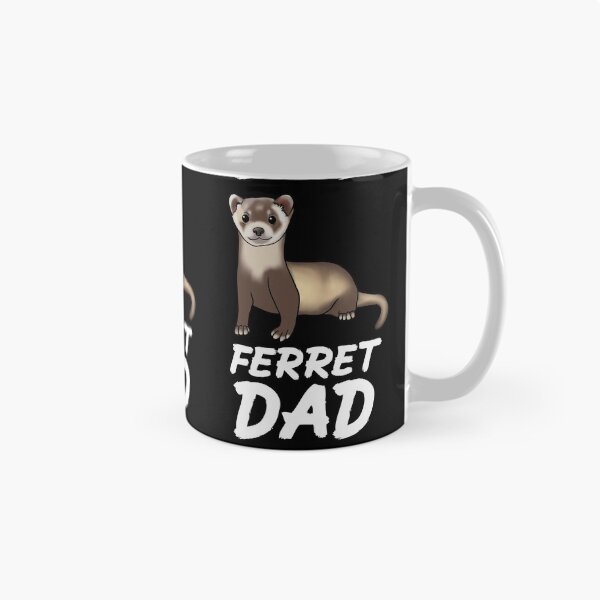 Item preview, Ferret Dad for Ferret Lovers, White designed and sold by Mochi-Merch.