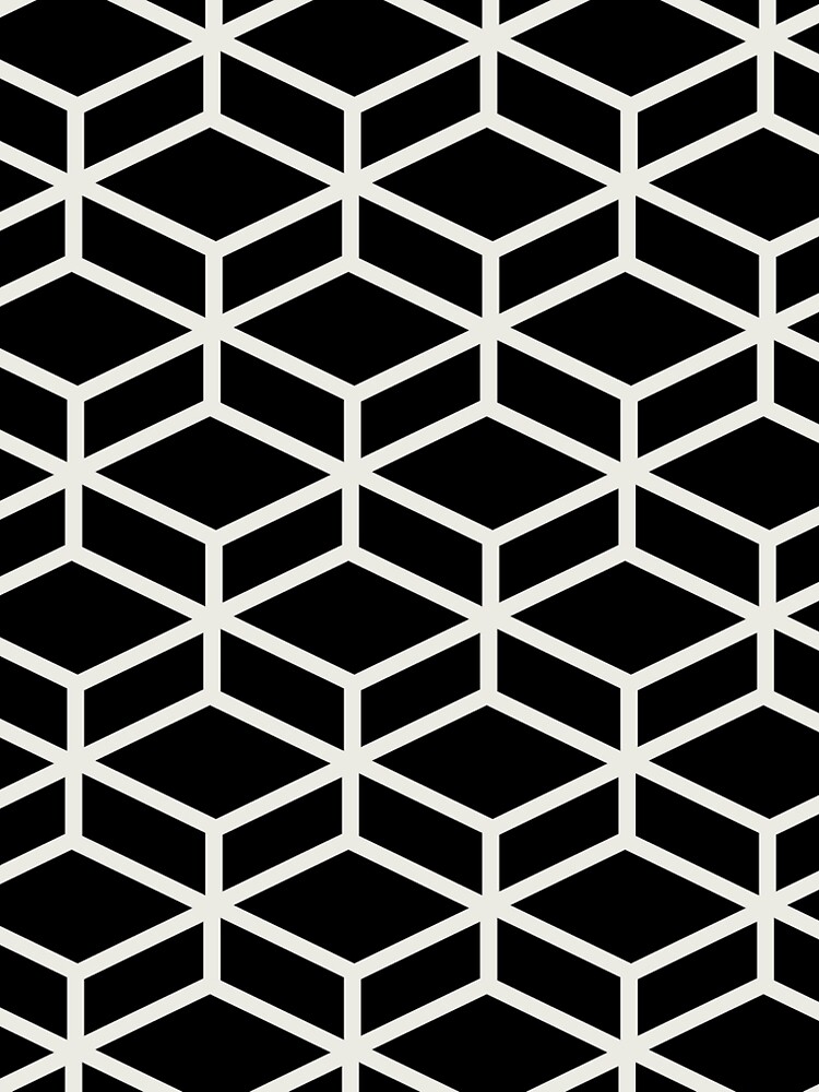 Aperçu 5 sur 5. Robe trapèze avec l'œuvre Black and Chiffon Tessellation Line Pattern 8 Pairs DE 2022 Trending Color Almond Milk DEHW01 créée et vendue par ColorOfTheYears.