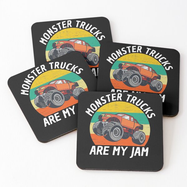 Item preview, Monster Trucks Are My Jam Big Wheels designed and sold by Club7Studios.