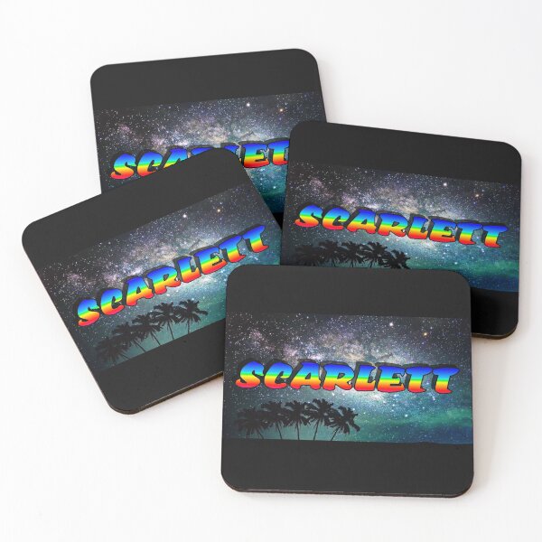 Item preview, SCARLETT Colourful Graffiti Name Tag designed and sold by Mash75art.