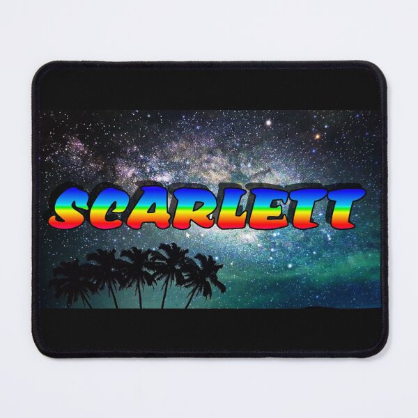 Item preview, SCARLETT Colourful Graffiti Name Tag designed and sold by Mash75art.