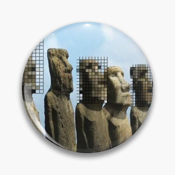 Item preview, Easter Island Pixels designed and sold by BullishGraphics.