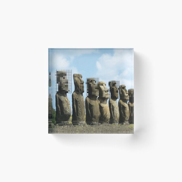 Item preview, Easter Island Pixels designed and sold by BullishGraphics.