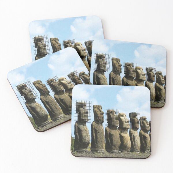 Item preview, Easter Island Pixels designed and sold by BullishGraphics.