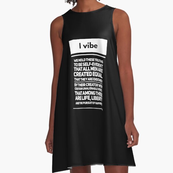 Item preview, I vibe The Declaration of Independence designed and sold by Michele Bramlett.