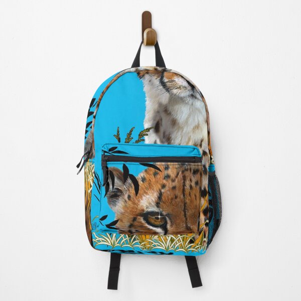 Artikelvorschau, Schöner Gepard | Blau | Grünes und oranges Laub | Urwald entworfen und verkauft von BoastInArt.
