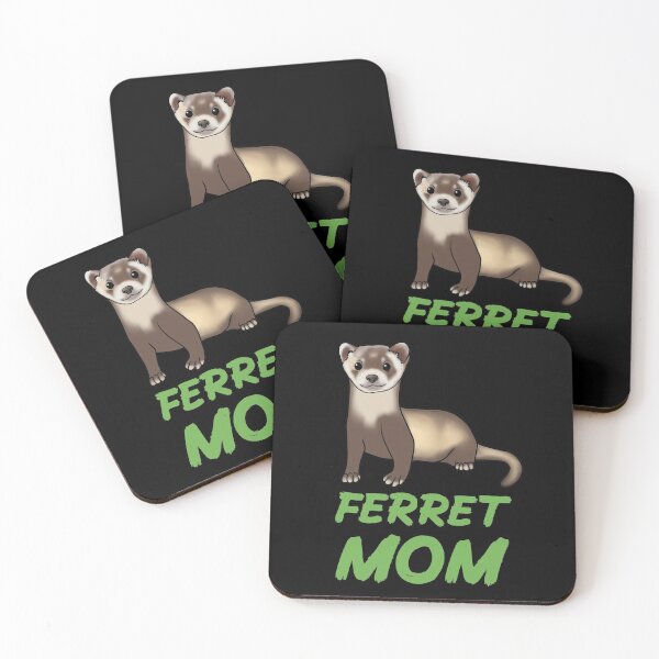 Item preview, Ferret Mom for Ferret Lovers, Green  designed and sold by Mochi-Merch.