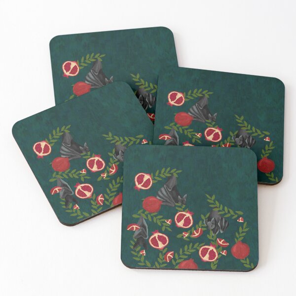 Item preview, Bats & pomegranates designed and sold by Lavendelore.