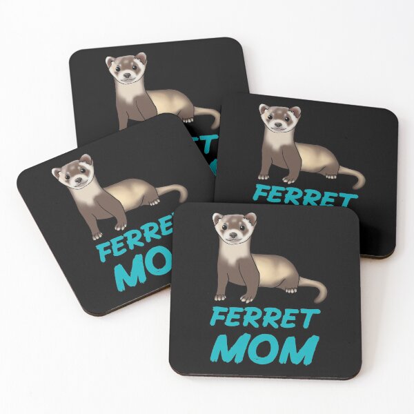 Item preview, Ferret Mom for Ferret Lovers, Blue designed and sold by Mochi-Merch.