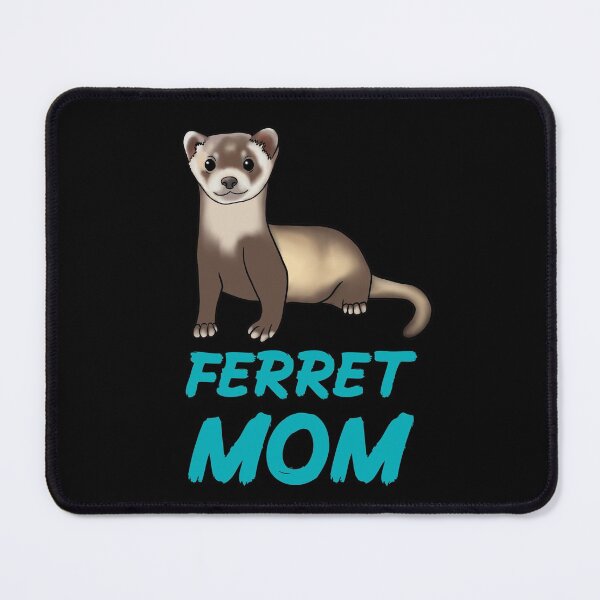 Item preview, Ferret Mom for Ferret Lovers, Blue designed and sold by Mochi-Merch.