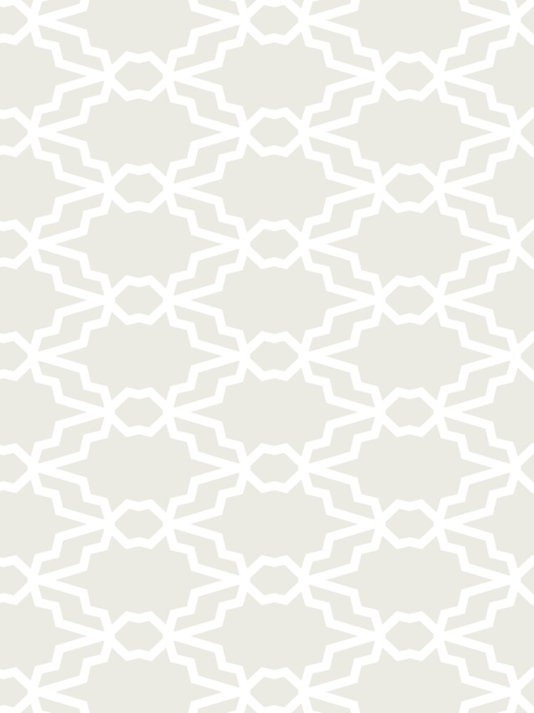 Aperçu 5 sur 5. Robe trapèze avec l'œuvre Chiffon and White Tessellation Line Pattern 35 Pairs DE 2022 Trending Color Almond Milk DEHW01 créée et vendue par ColorOfTheYears.