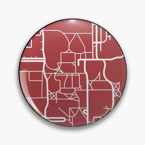 Item preview, Rhodes College Campus Map designed and sold by carlislemills.