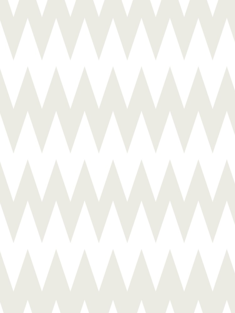Aperçu 5 sur 5. Robe trapèze avec l'œuvre Chiffon and White Zig Zag Pointed Stripe Pattern Pairs DE 2022 Trending Color Almond Milk DEHW01 créée et vendue par ColorOfTheYears.