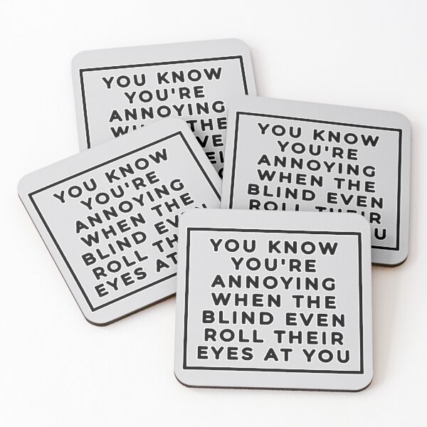 Item preview, You Know You're Annoying When designed and sold by AmyJoDesigns.
