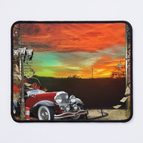 Item preview, Salton Sea Sunset In Antique Car Frame designed and sold by CapeCodGiftShop.