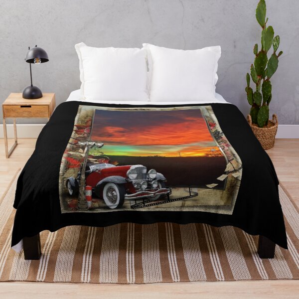 Item preview, Salton Sea Sunset In Antique Car Frame designed and sold by CapeCodGiftShop.