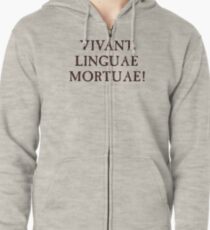 Long Live Dead Languages - Latin Zipped Hoodie