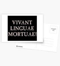 Long Live Dead Languages - Latin Postcards